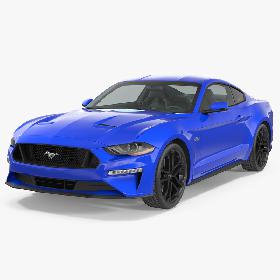 3D model Ford Mustang 2018